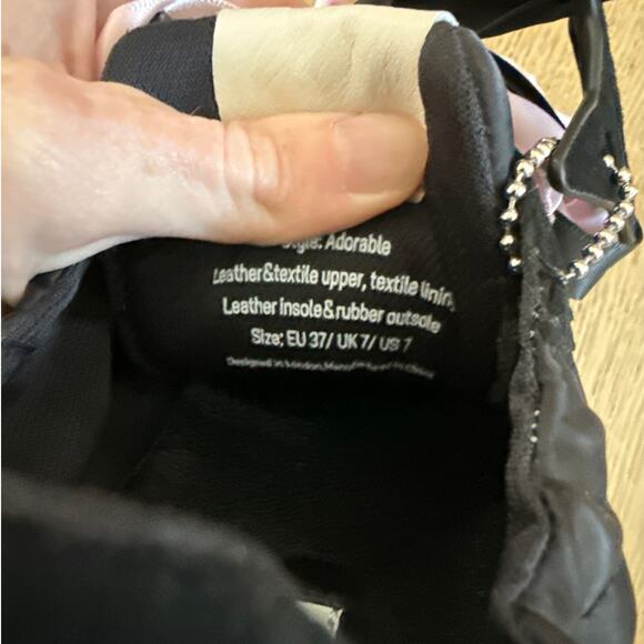 Naked Wolfe Sneakers Satin Adorable Size US & Black Pink - Picture 9 of 9